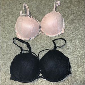 Victoria’s Secret Pink 34DD Lace Bras